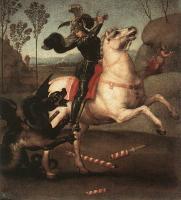 Raphael - St George Fighting the Dragon